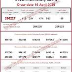 thai lottery results 16 april 2022